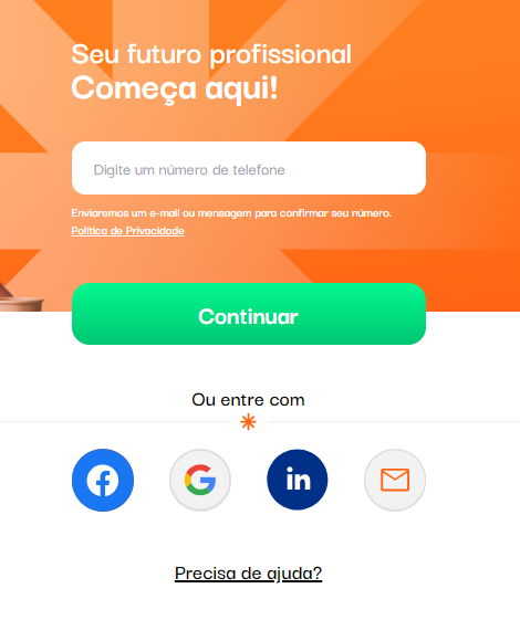 Como fazer login no Facebook usando seu número de celular